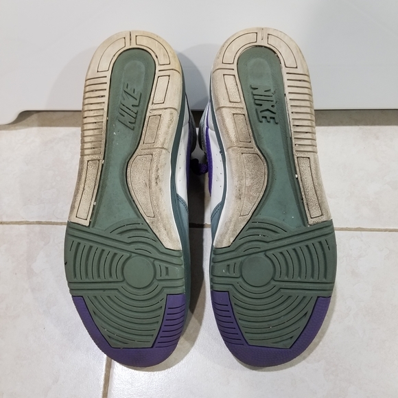 Nike Court Force High Top Purple Gray Men's Size 8 - Picture 5 of 11